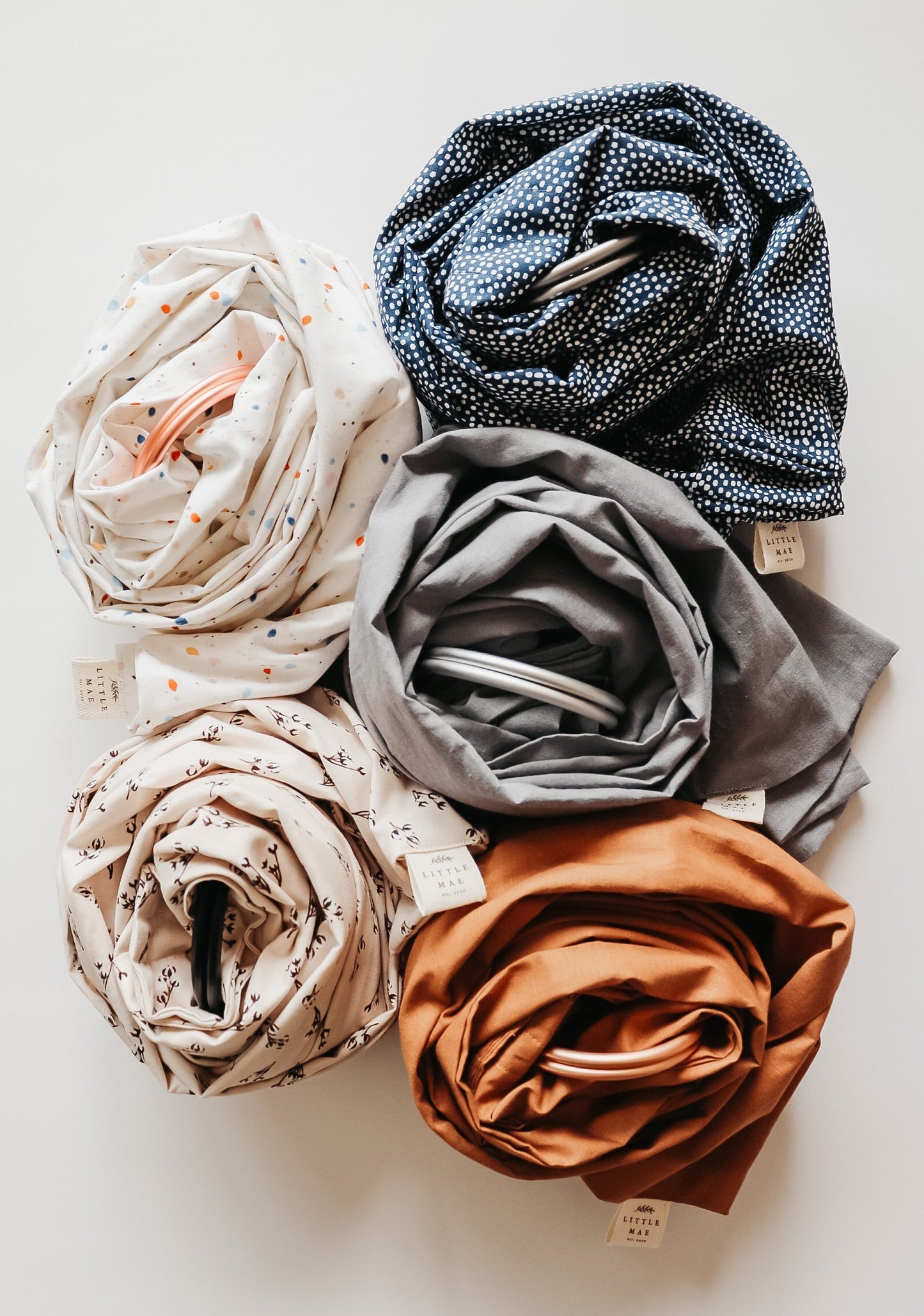 Tazzo Ring Sling Carrier Cotton Baby Carrier By Little Mae Little Mae & Co Everetts Place: Online Boutique