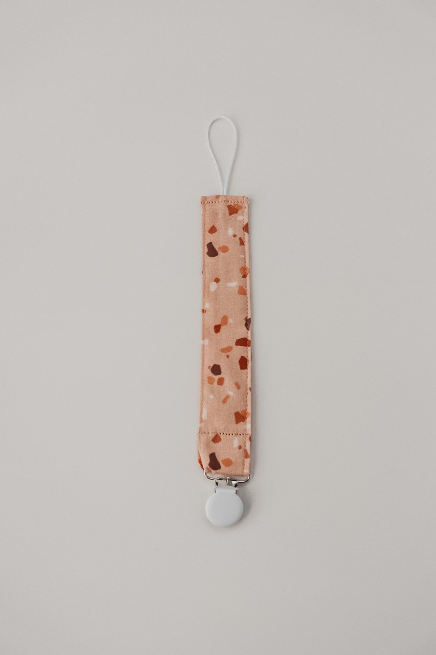 Pebble Pacifier Clip Modern Print By Little Mae And Co Little Mae & Co Everetts Place: Online Boutique