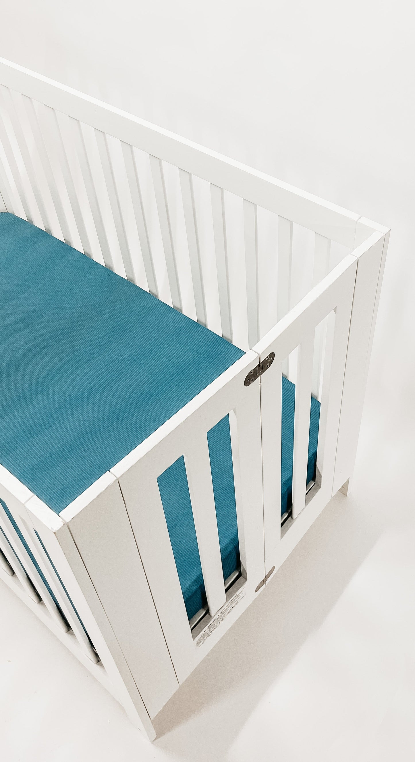 River Ribbed Crib Sheet Breathable Knit For Baby Nursery Little Mae & Co Everetts Place: Online Boutique