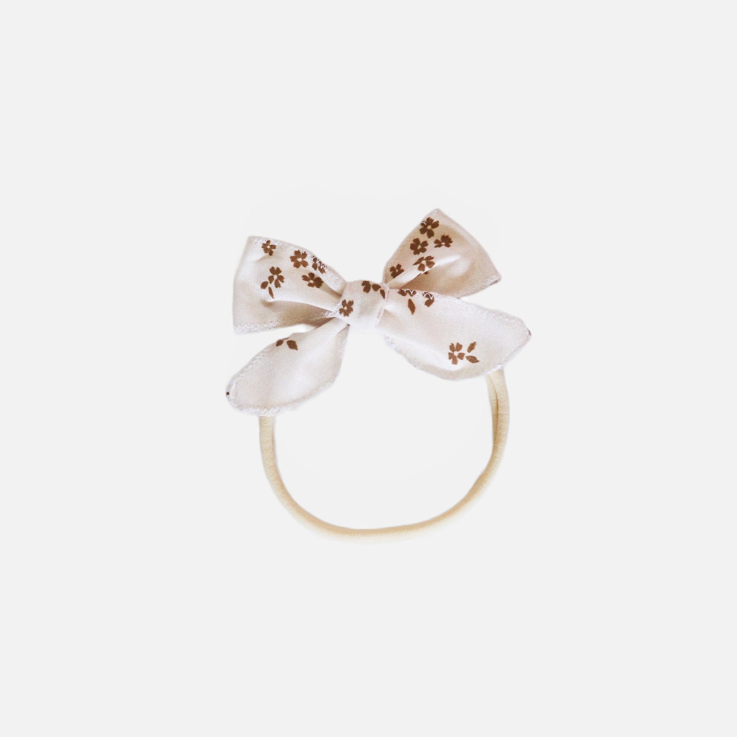 Sugar Mini Pinwheel Bow Floral Cotton Hair Accessory Little Mae & Co Everetts Place: Online Boutique 12.50