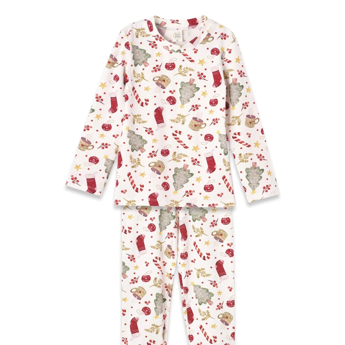 Tesa Babe Kids Christmas Pajama Set Soft Bamboo Sleepwear Noel - Everetts Place Boutique -