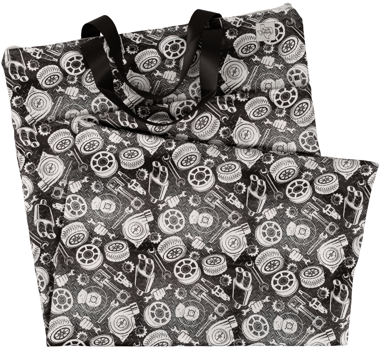 Large Hanging Wet Bags with Dual Pockets for Cloth Diapers Clothing and Pool Toys Texas Tushies