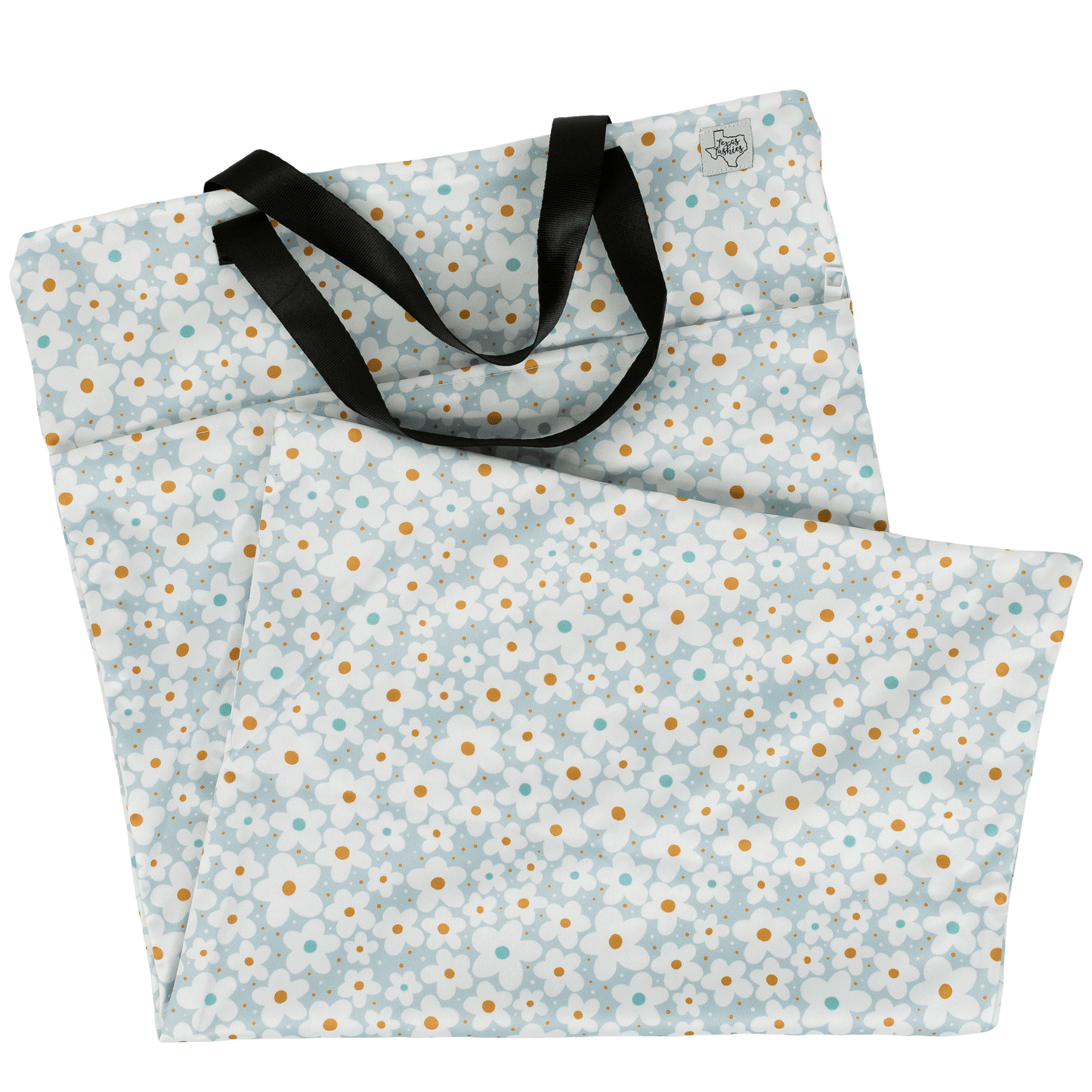 Large Hanging Wet Bags with Dual Pockets for Cloth Diapers Clothing and Pool Toys Texas Tushies