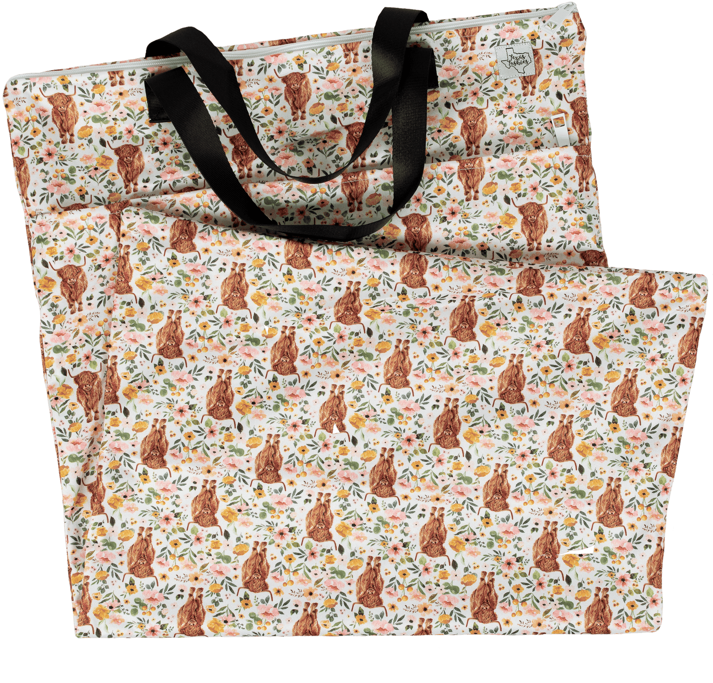 Large Hanging Wet Bags with Dual Pockets for Cloth Diapers Clothing and Pool Toys Texas Tushies