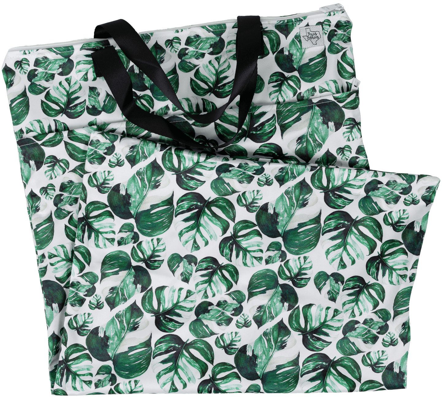 Large Hanging Wet Bags with Dual Pockets for Cloth Diapers Clothing and Pool Toys Texas Tushies