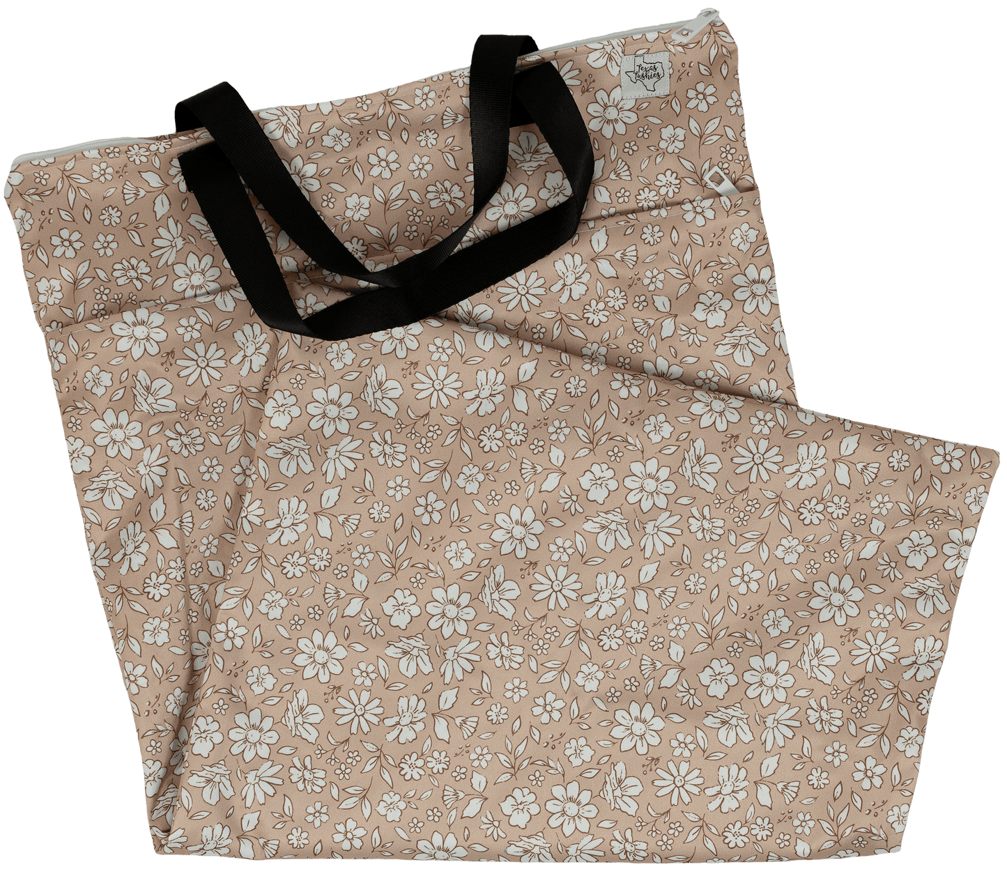 Large Hanging Wet Bags with Dual Pockets for Cloth Diapers Clothing and Pool Toys Texas Tushies
