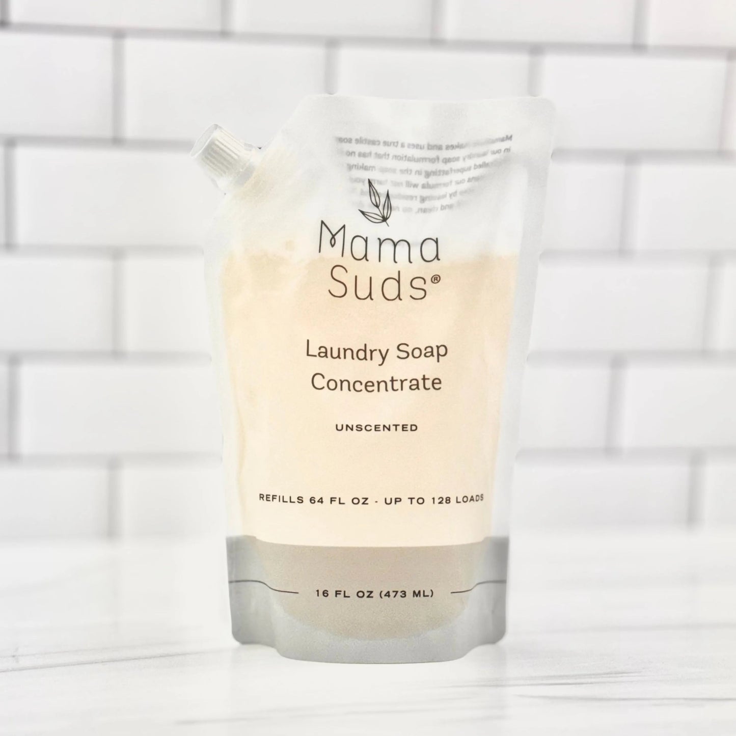 Laundry Soap Concentrate Pouch Refill with Essential Oils for Eco Friendly Cleaning MamaSuds