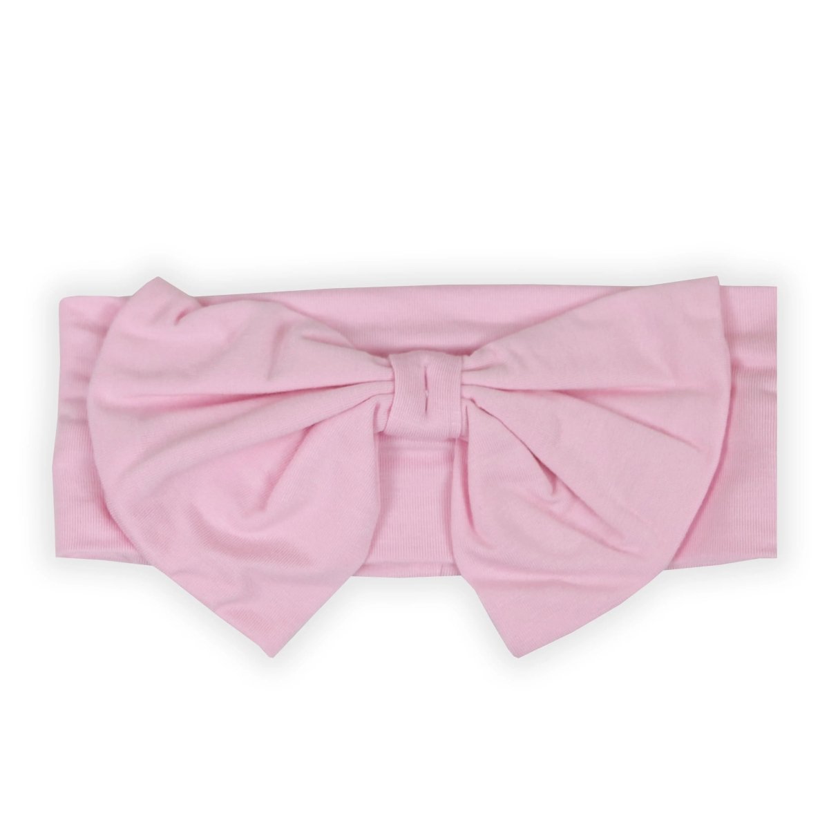 Light Pink Baby Headband Soft Stretchy Breathable Fabric.
