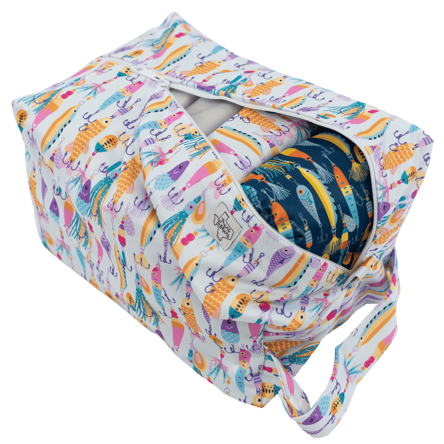 Lilac Lures Diaper Pod With Zipper Handle For 8 To 12 Diapers Texas Tushies