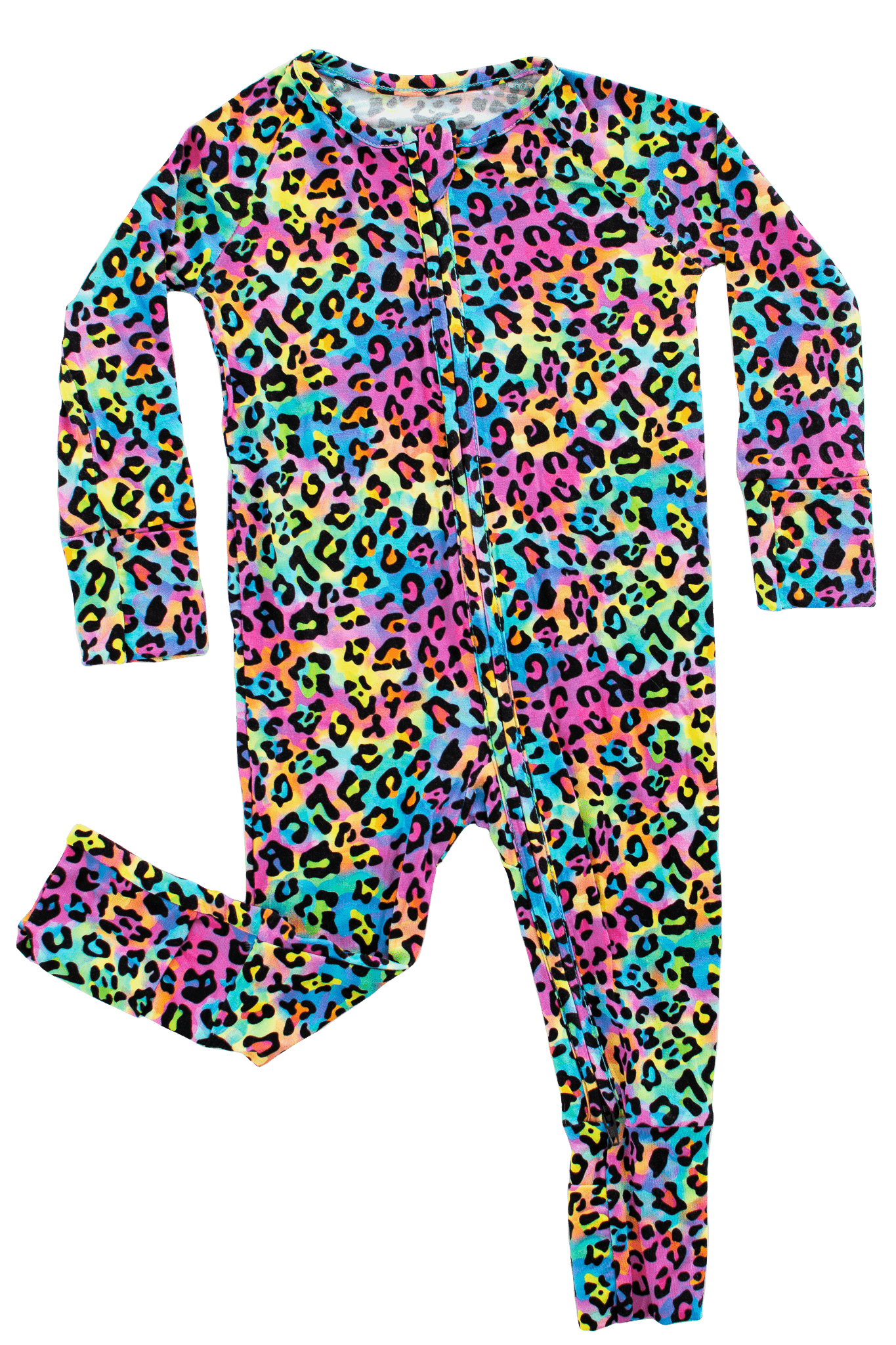 Lisa Bamboo Viscose Zippies for Kids Soft Stretchy Pajamas with Double Zipper and Foldable Hands and Feet Texas Tushies