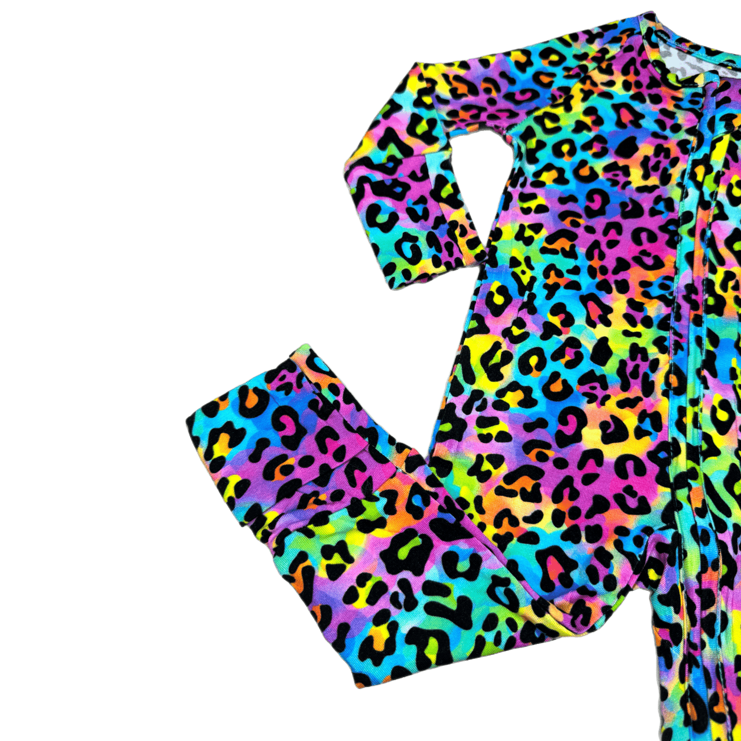 Lisa Bamboo Viscose Zippies for Kids Soft Stretchy Pajamas with Double Zipper and Foldable Hands and Feet Texas Tushies