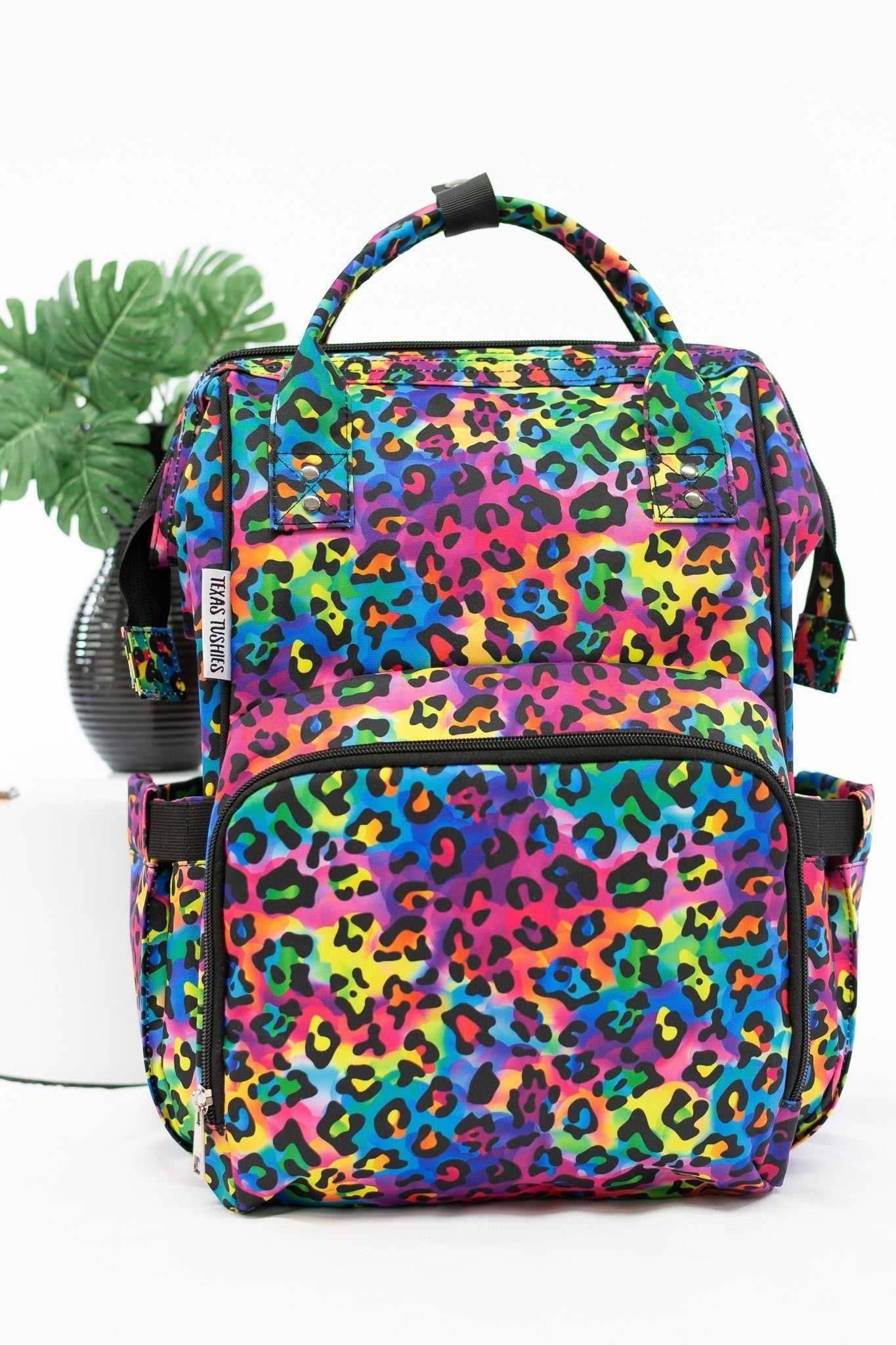 Lisa Diaper Bag Trendy Backpack Style for Busy Parents in Multiple Prints Texas Tushies