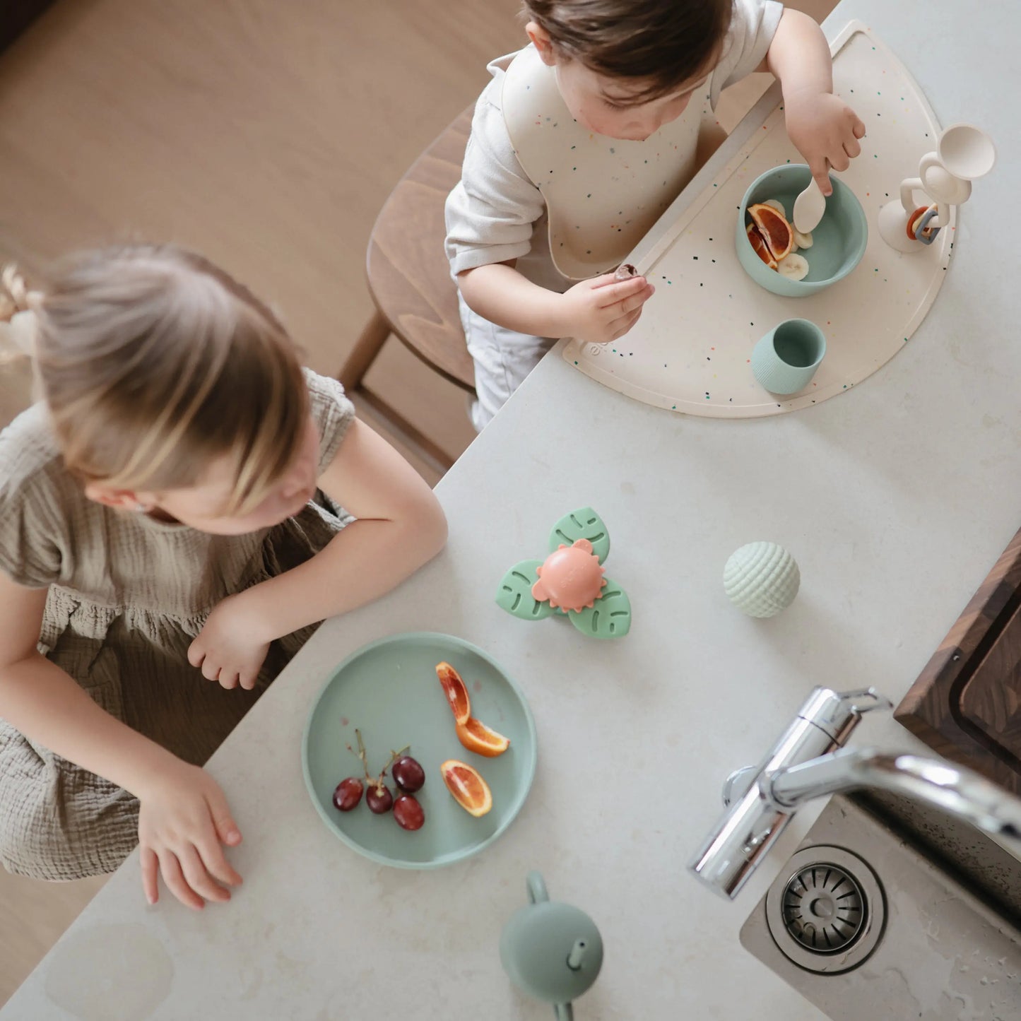 Silicone Placemat for Kids Durable and Easy to Clean Food Grade Silicone Stylish Design Mushie