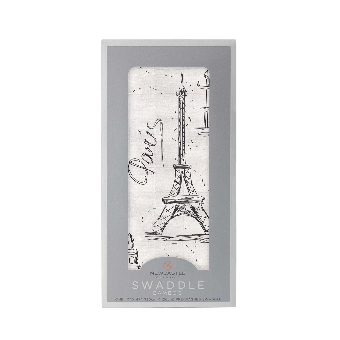 London Paris New York Bamboo Swaddle Soft Muslin Blanket Breathable Baby Blanket Newcastle Classics