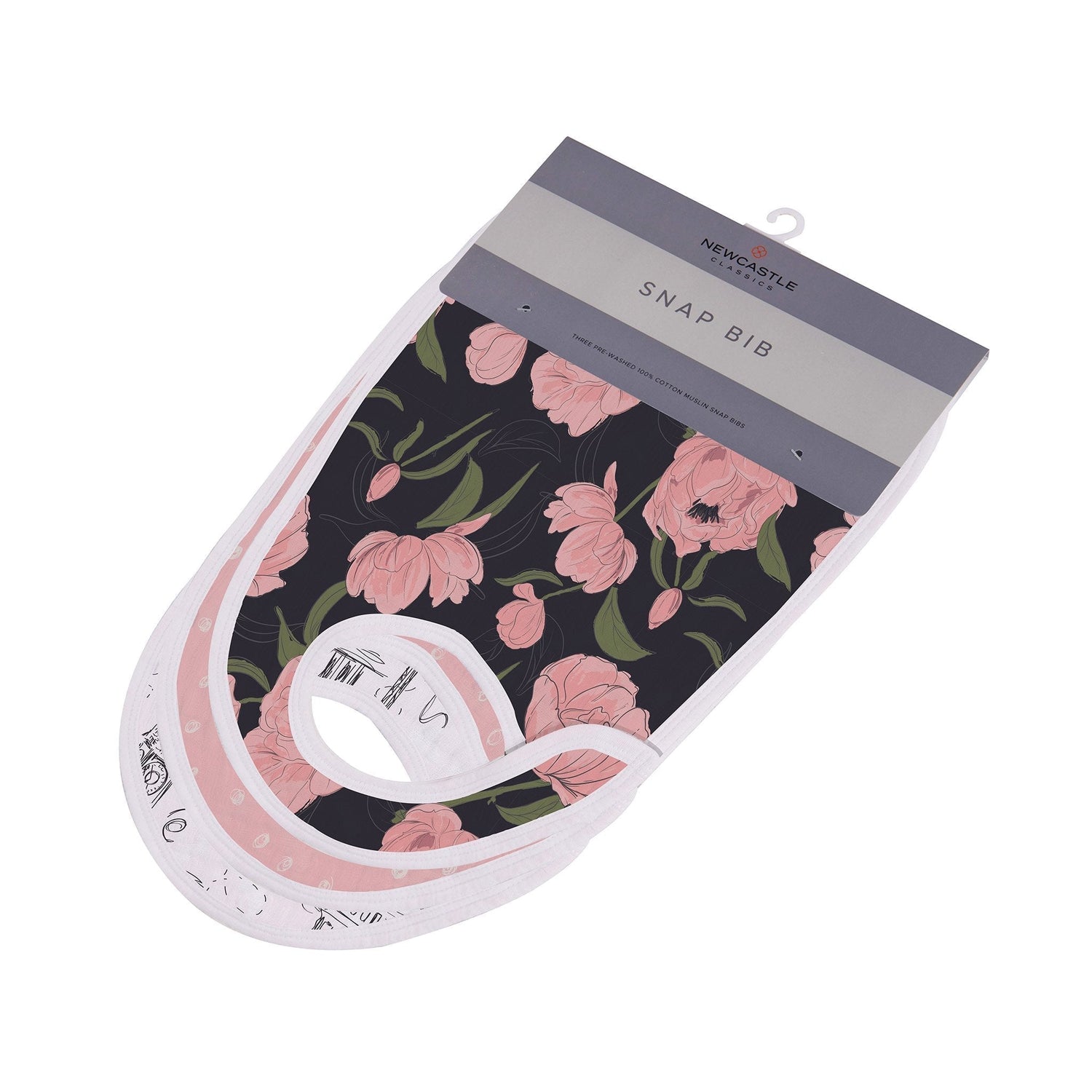 Newcastle Classics London Paris New York Soft Absorbent Feeding Bibs for Infants - Baby & Toddler > Nursing & Feeding > Feeding Essentials > Bibs Bamboo Snap Bib