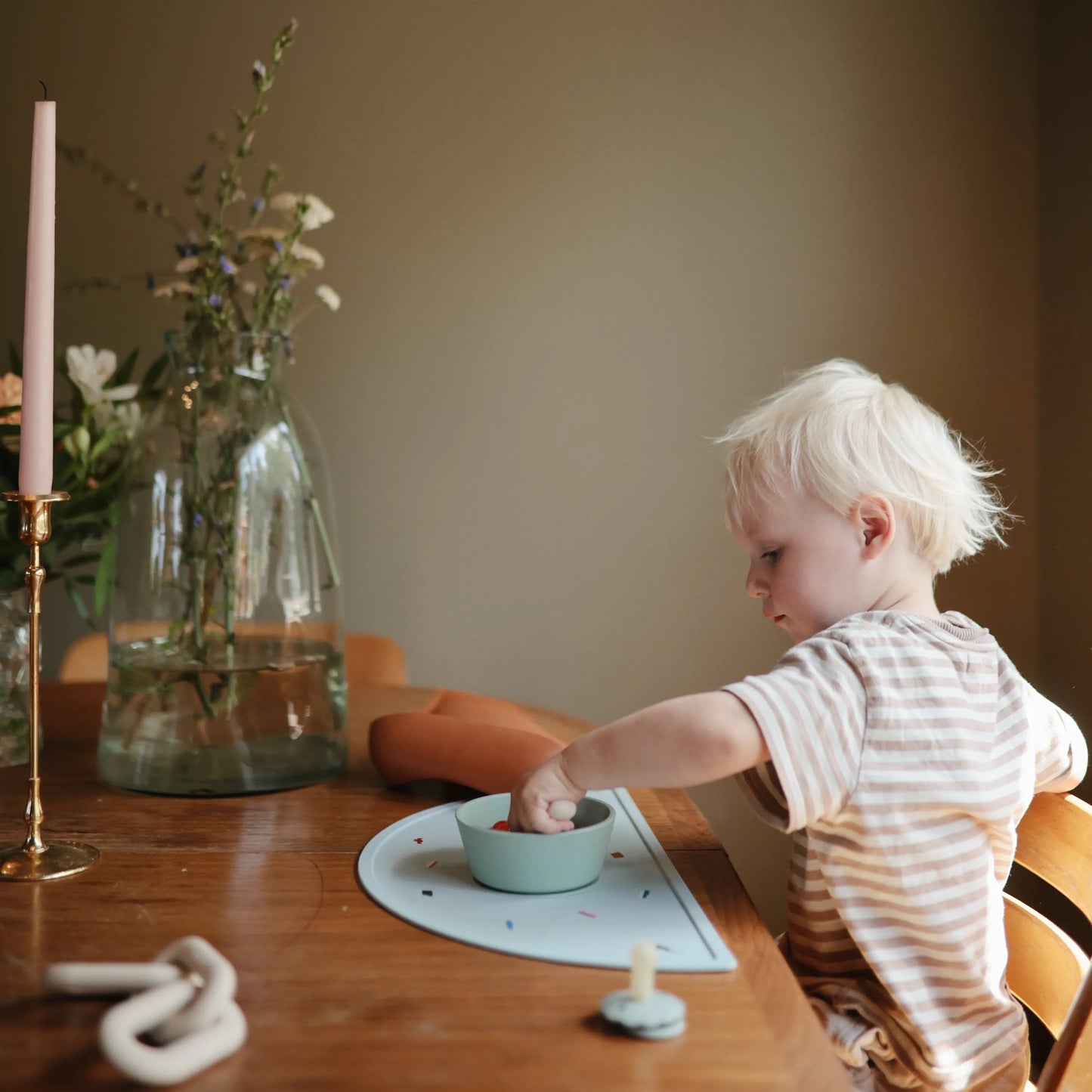 Silicone Placemat for Kids Durable and Easy to Clean Food Grade Silicone Stylish Design Mushie