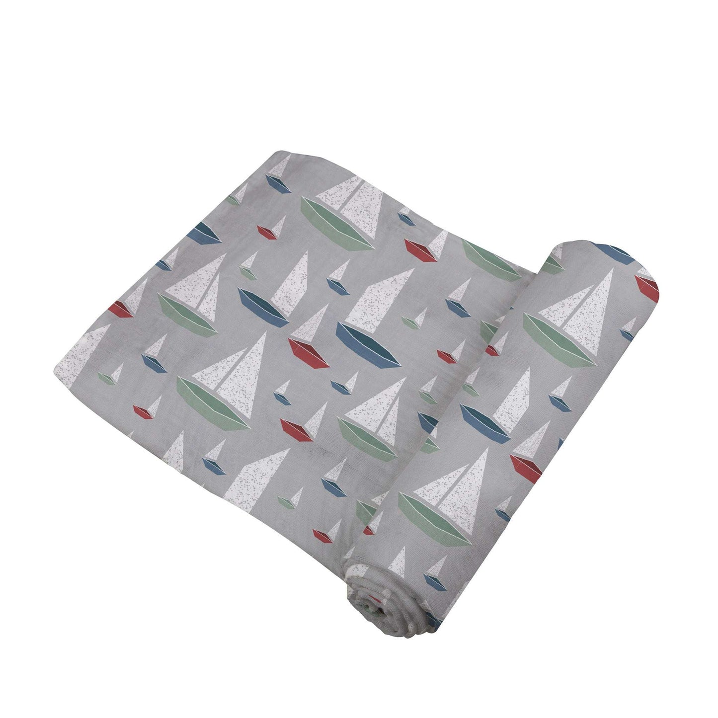 Marina Sailboats Bamboo Swaddle Soft Breathable Muslin Baby Blanket Newcastle Classics