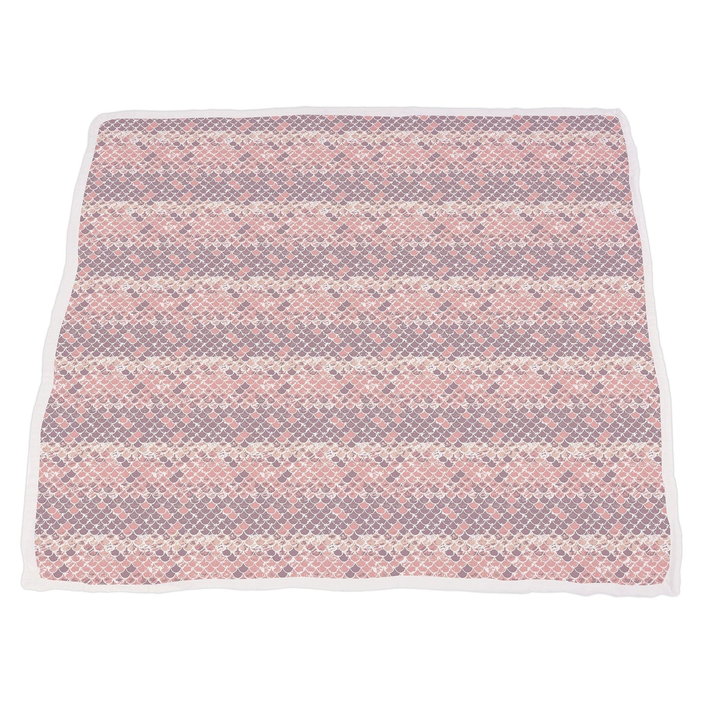 Mermaids And Scales Bamboo Muslin Blanket 100 Percent Natural Soft And Breathable 47 Inch By 47 Inch Newcastle Classics