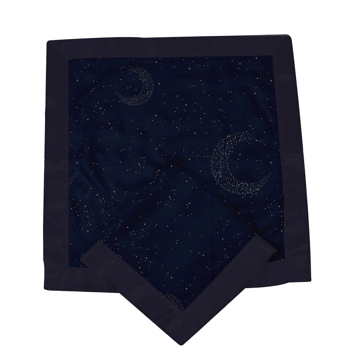 Midnight Moon Bamboo Muslin Security Baby Blankie Newcastle Classics