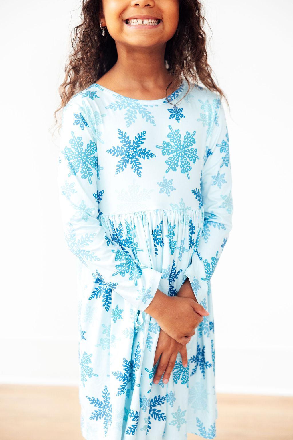 Mila & Rose ® Winter Wonderland Long Sleeve Pocket Twirl Dress Girls - Apparel & Accessories > Clothing > Dresses Twirl Dress - Pocket - L/S