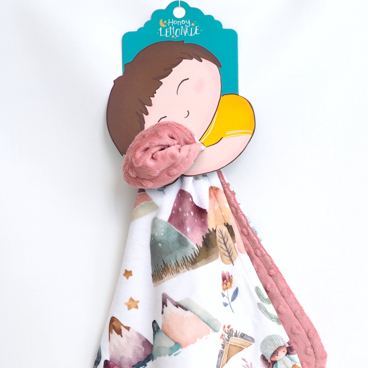 Mini Minks Toddler Blankets for Sweet Dreams and Travel Honey Lemonade