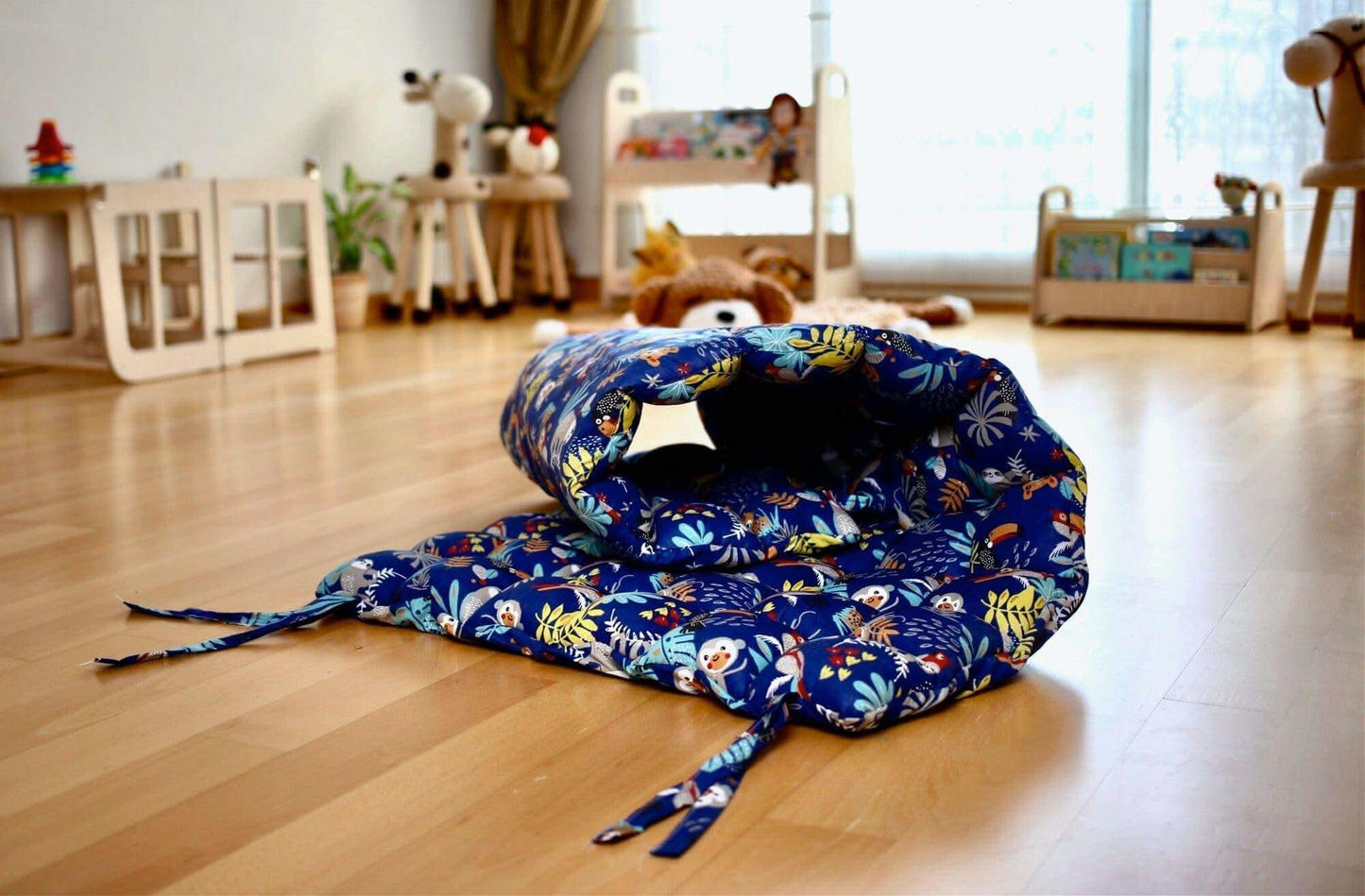 Montessori Arch Swing Set With XL Forest Design Pillow Kidodido Everetts Place: Online Boutique