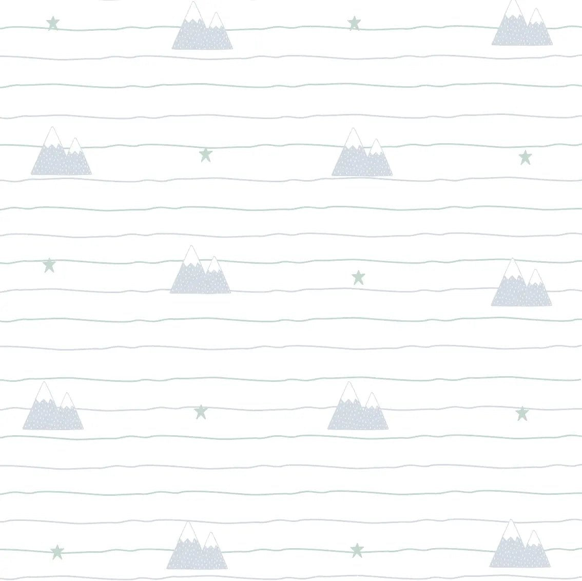Mountain Headband for Babies Soft Stretchy Bamboo Fabric Cute Everyday Accessory.