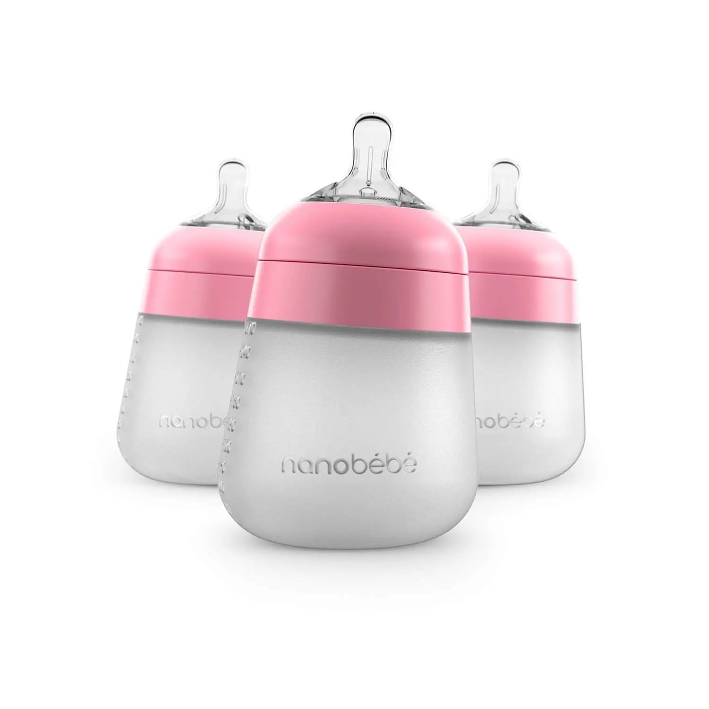 9oz Flexy Silicone Baby Bottle Nanobébé
