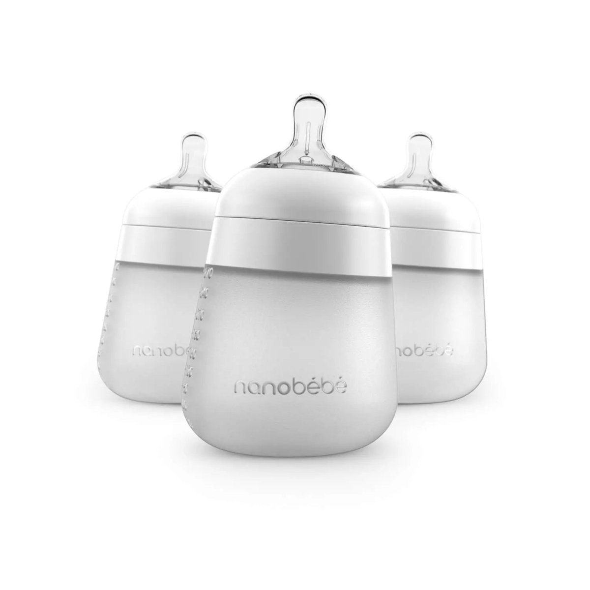 9oz Flexy Silicone Baby Bottle Nanobébé