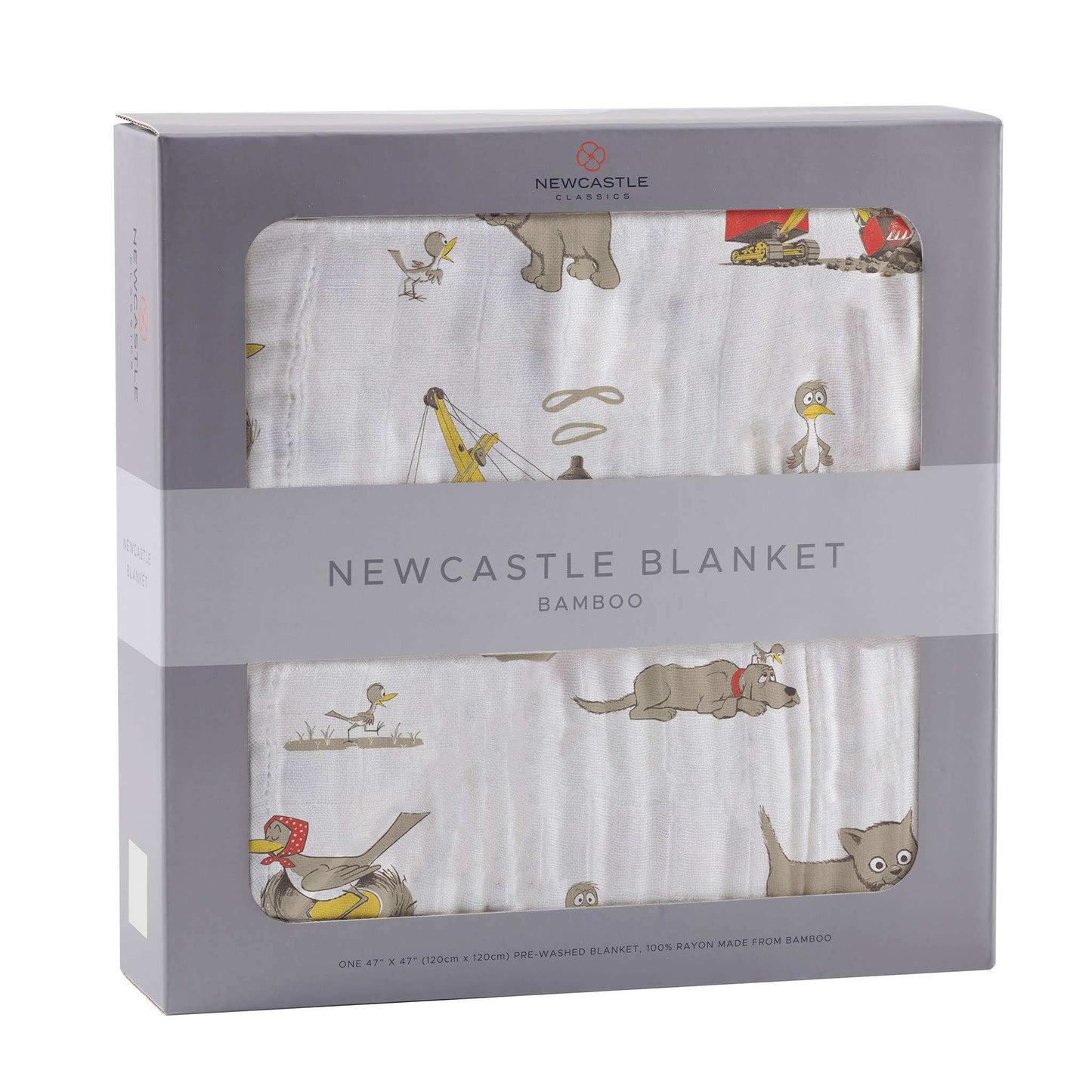 Newcastle Classics Are You My Mother Bamboo Muslin Blanket 100 Percent Natural 47 Inch x 47 Inch Newcastle Classics