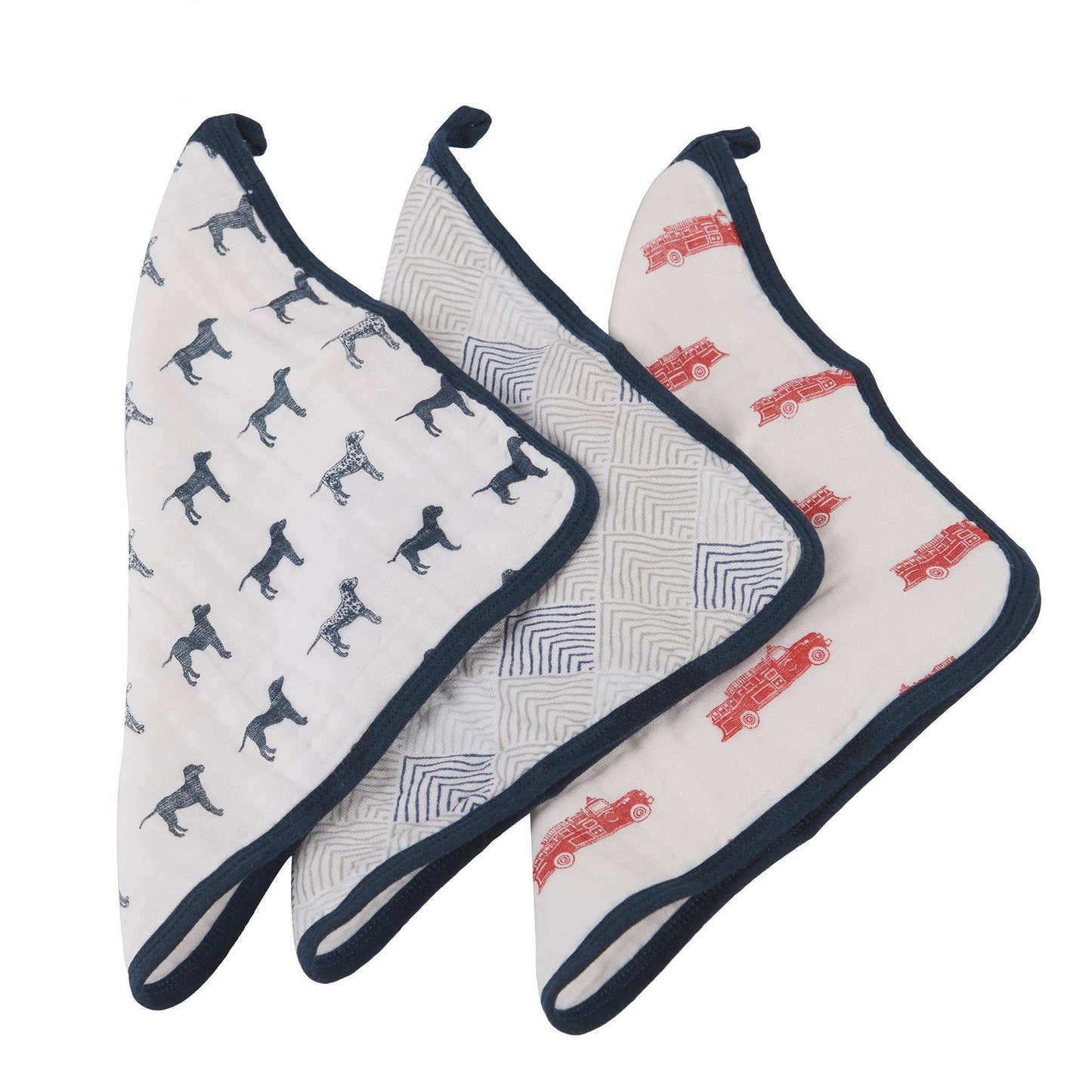 Newcastle Classics Fire Truck Washcloth Set of 3 Newcastle Classics