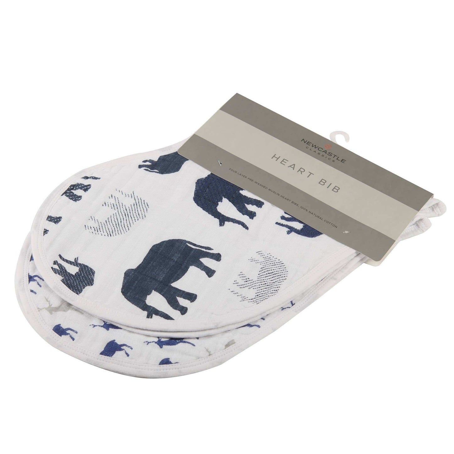 Newcastle Classics In The Wild Elephant Burp Cloth Set Of 2 Newcastle Classics