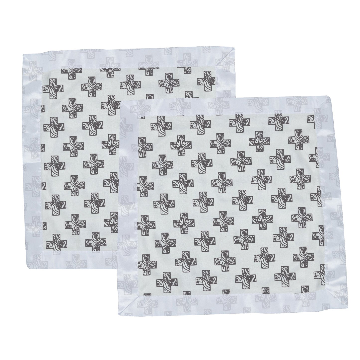 Nordic Stamp Bamboo Muslin Security Blankie Two Pack Newcastle Classics