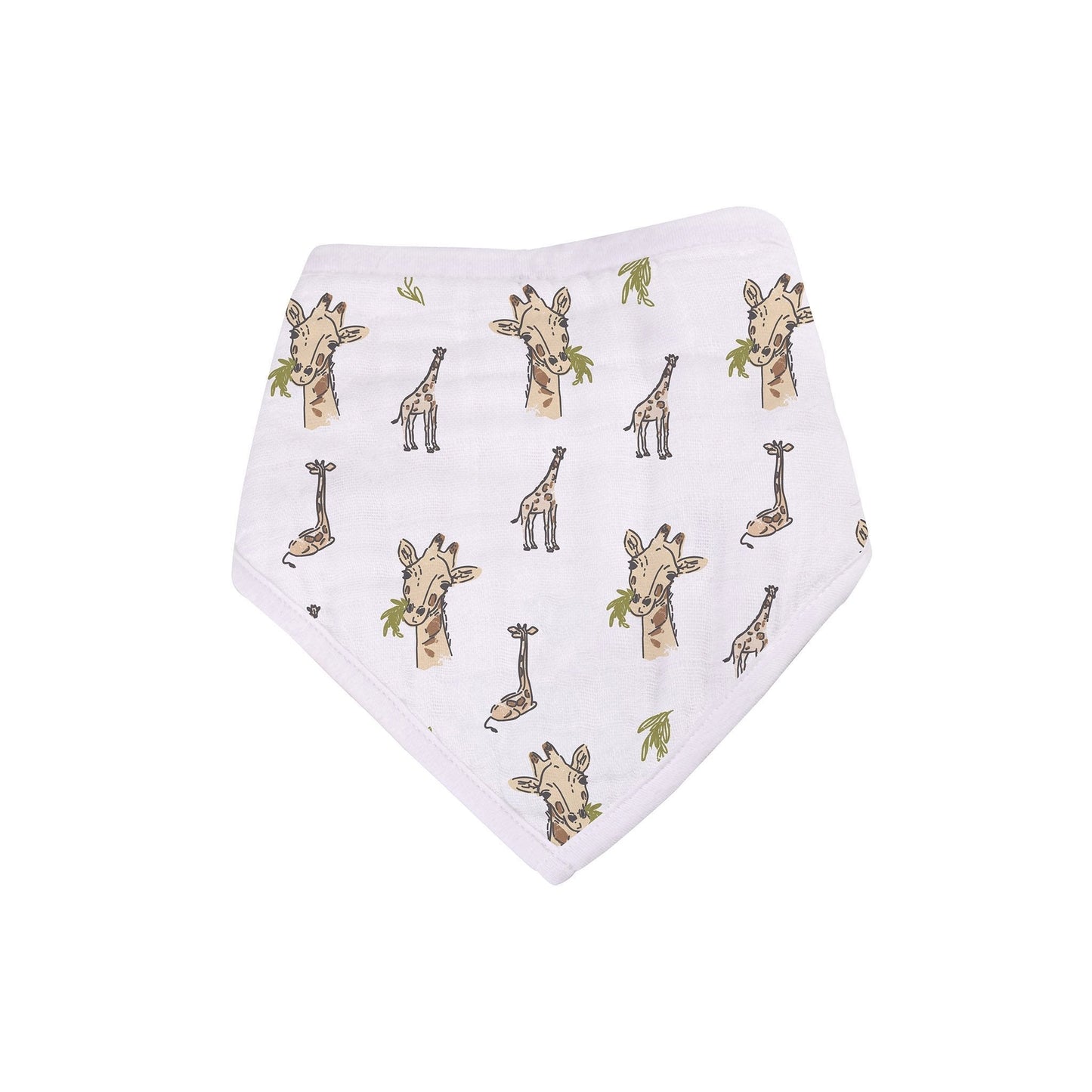 On The Savannah Bamboo Bandana Bibs 4 Pack Soft Absorbent Muslin for Feeding and Teething Newcastle Classics