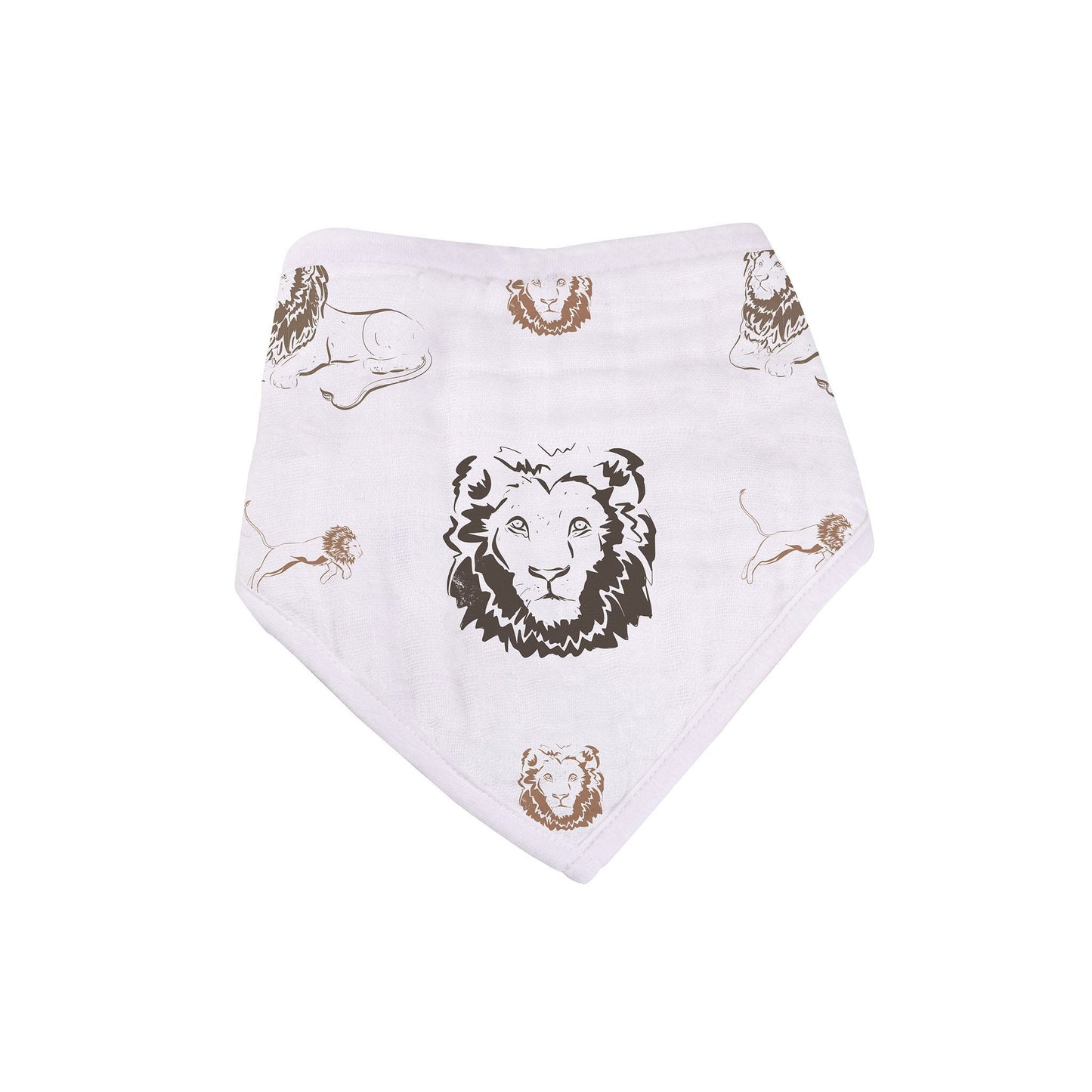 On The Savannah Bamboo Bandana Bibs 4 Pack Soft Absorbent Muslin for Feeding and Teething Newcastle Classics