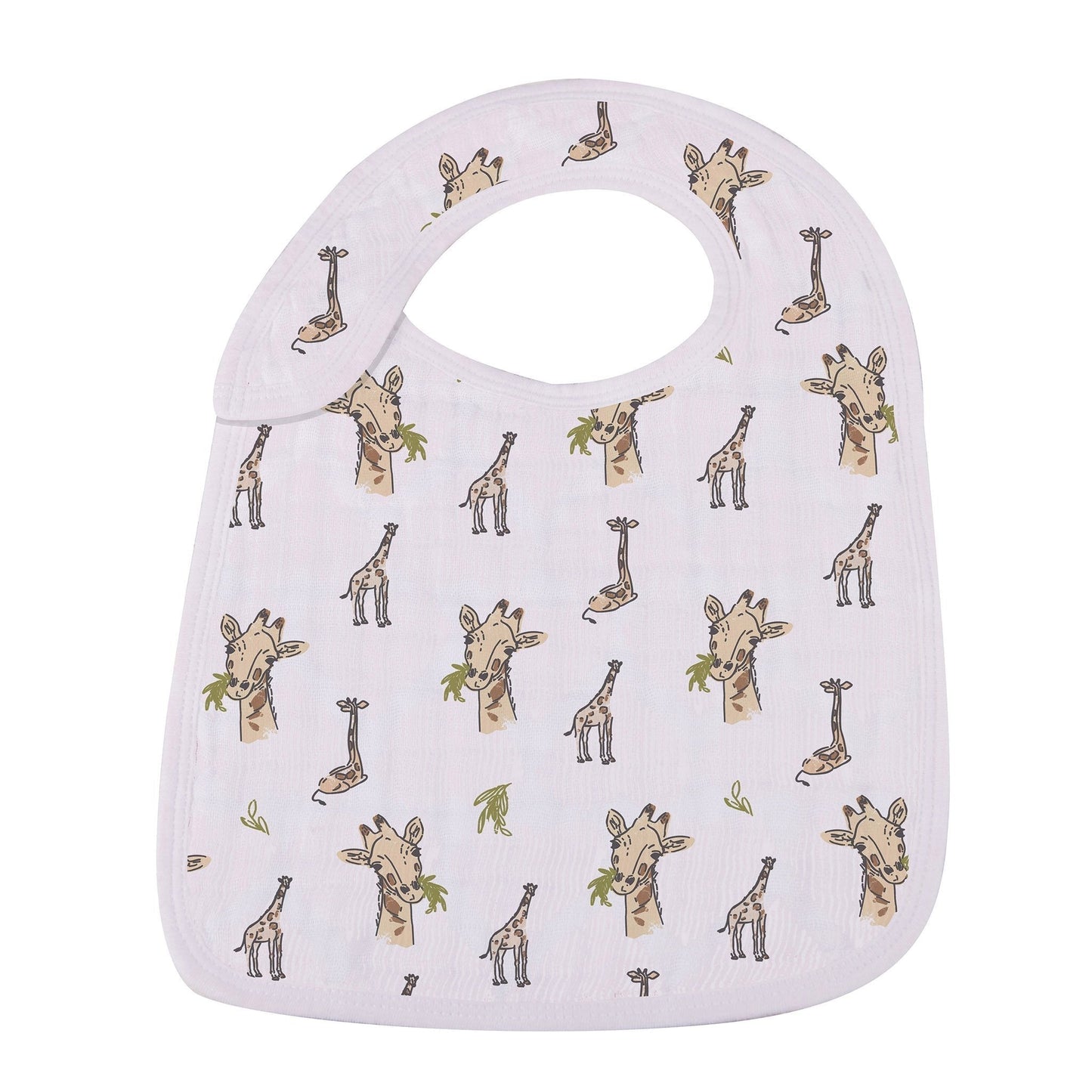 On The Savannah Bamboo Muslin Snap Bibs 3 Pack Soft Absorbent Feeding Teething Bibs Newcastle Classics
