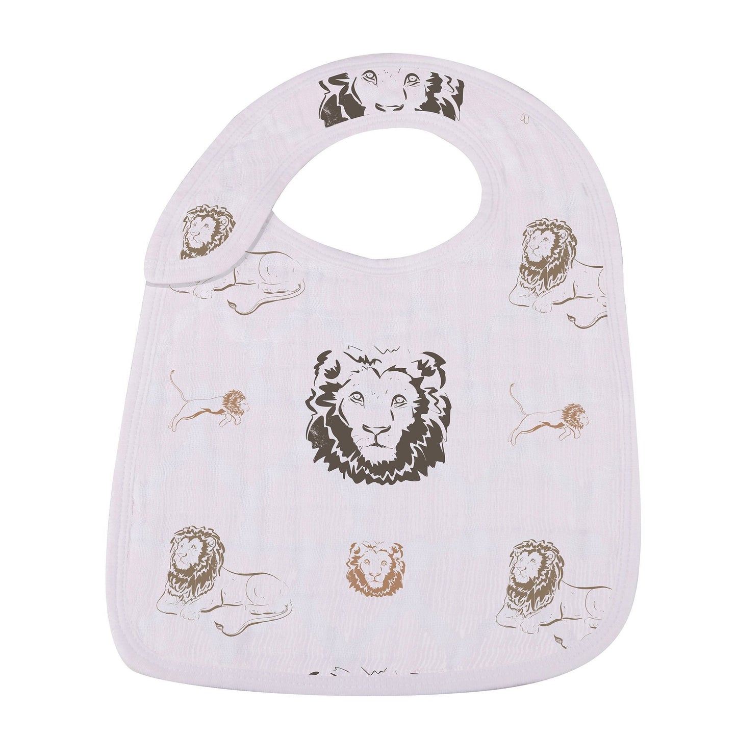 On The Savannah Bamboo Muslin Snap Bibs 3 Pack Soft Absorbent Feeding Teething Bibs Newcastle Classics