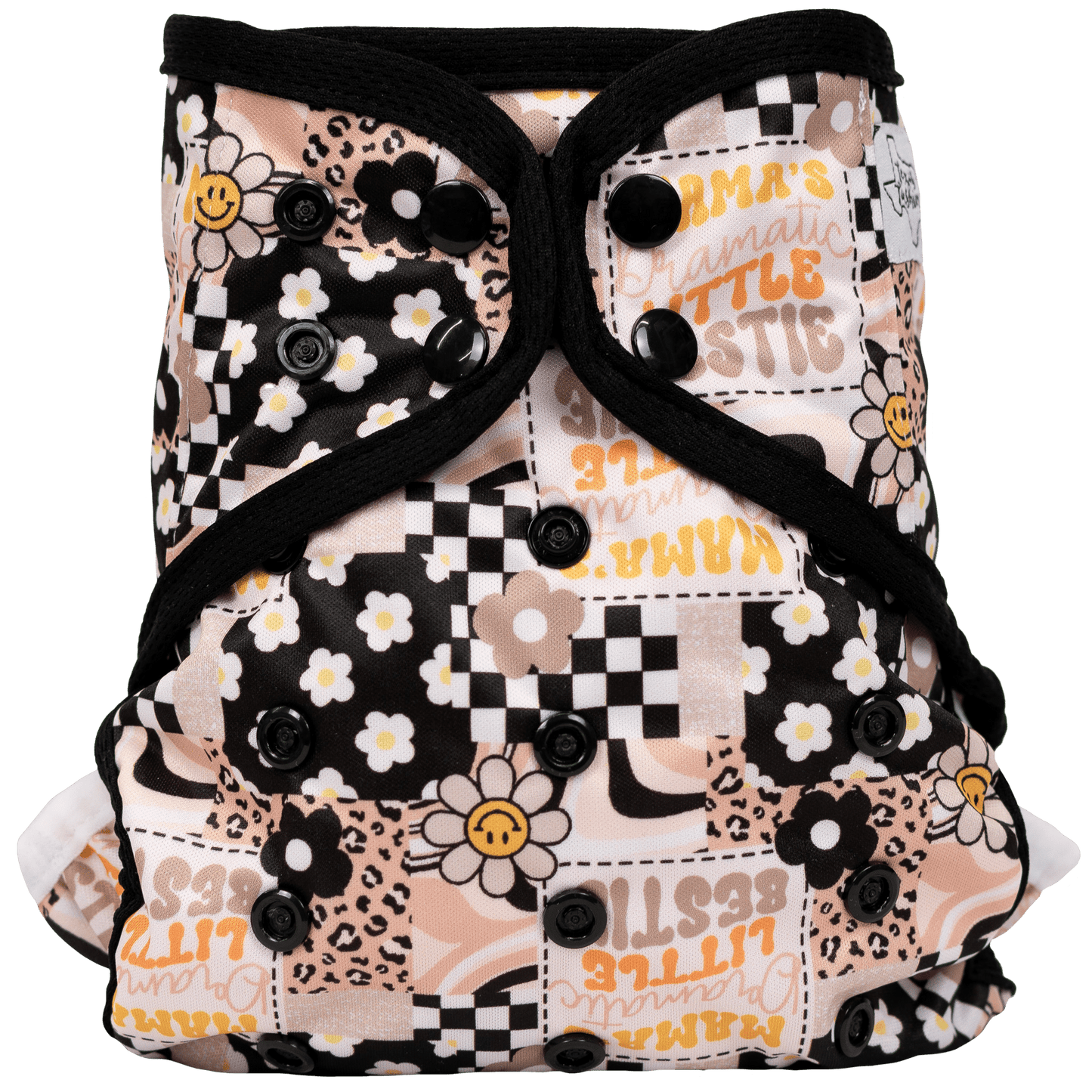 One Size Cover Cloth Diaper Adjustable Fit for Babies 8 to 40 Pounds Texas Tushies