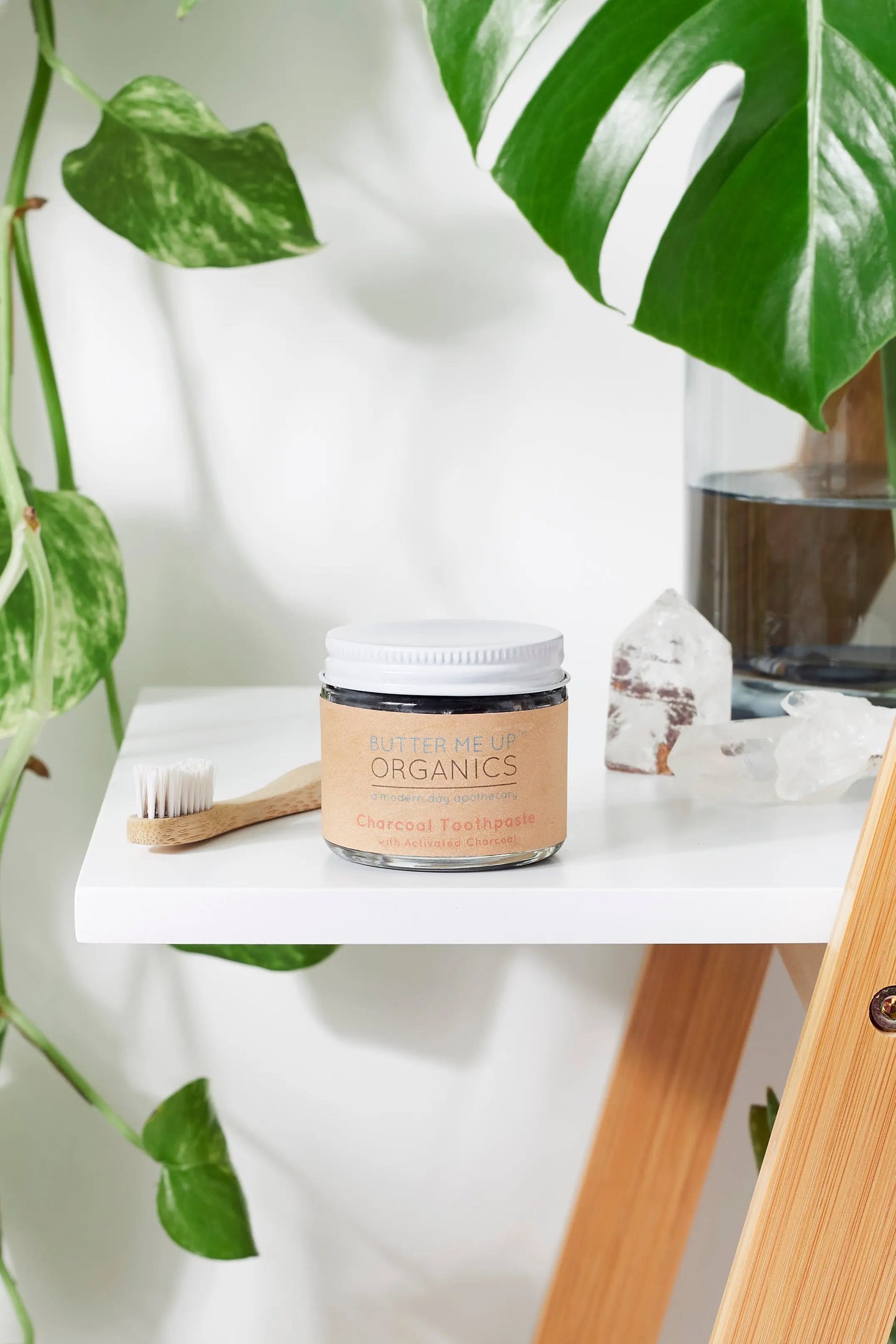 Organic Activated Charcoal Whitening Toothpaste Natural Black Toothpaste Butter Me Up Organics