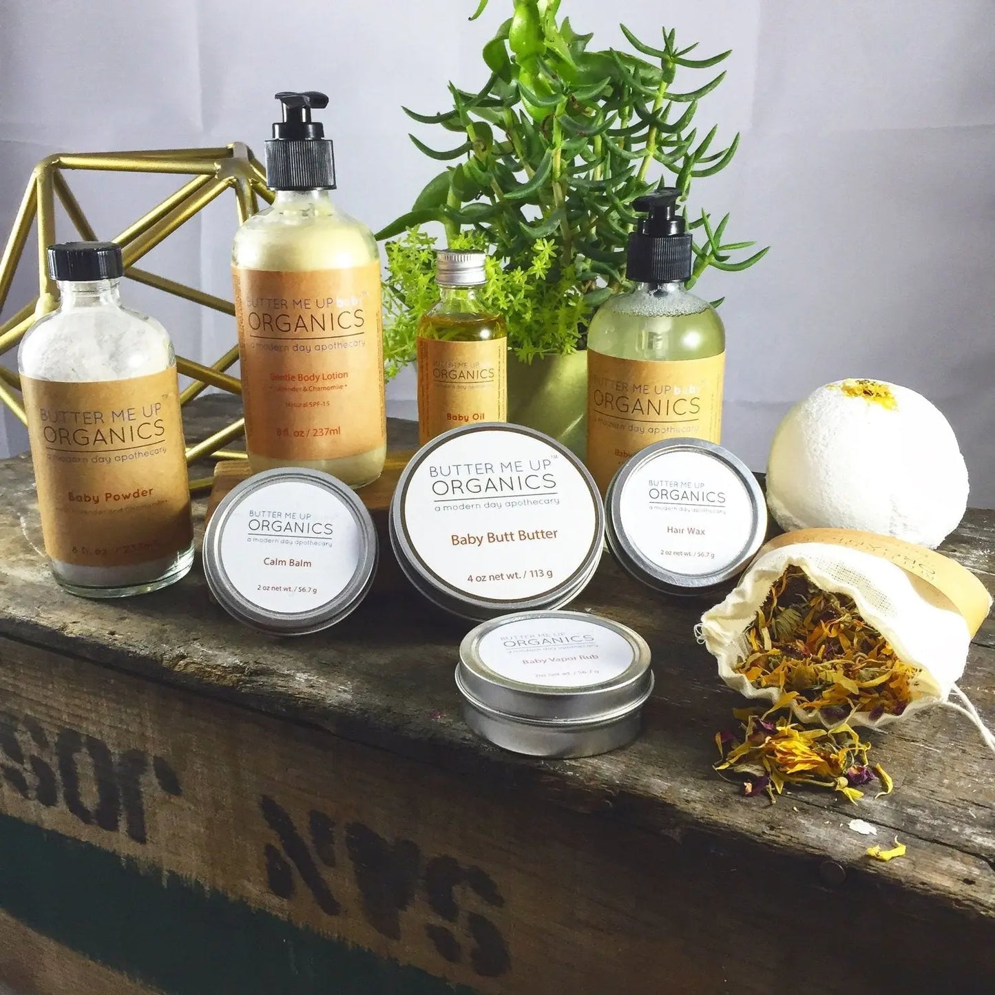 Organic Baby Wash Gentle Lavender Natural Ingredients Non GMO Safe Cleansing Butter Me Up Organics