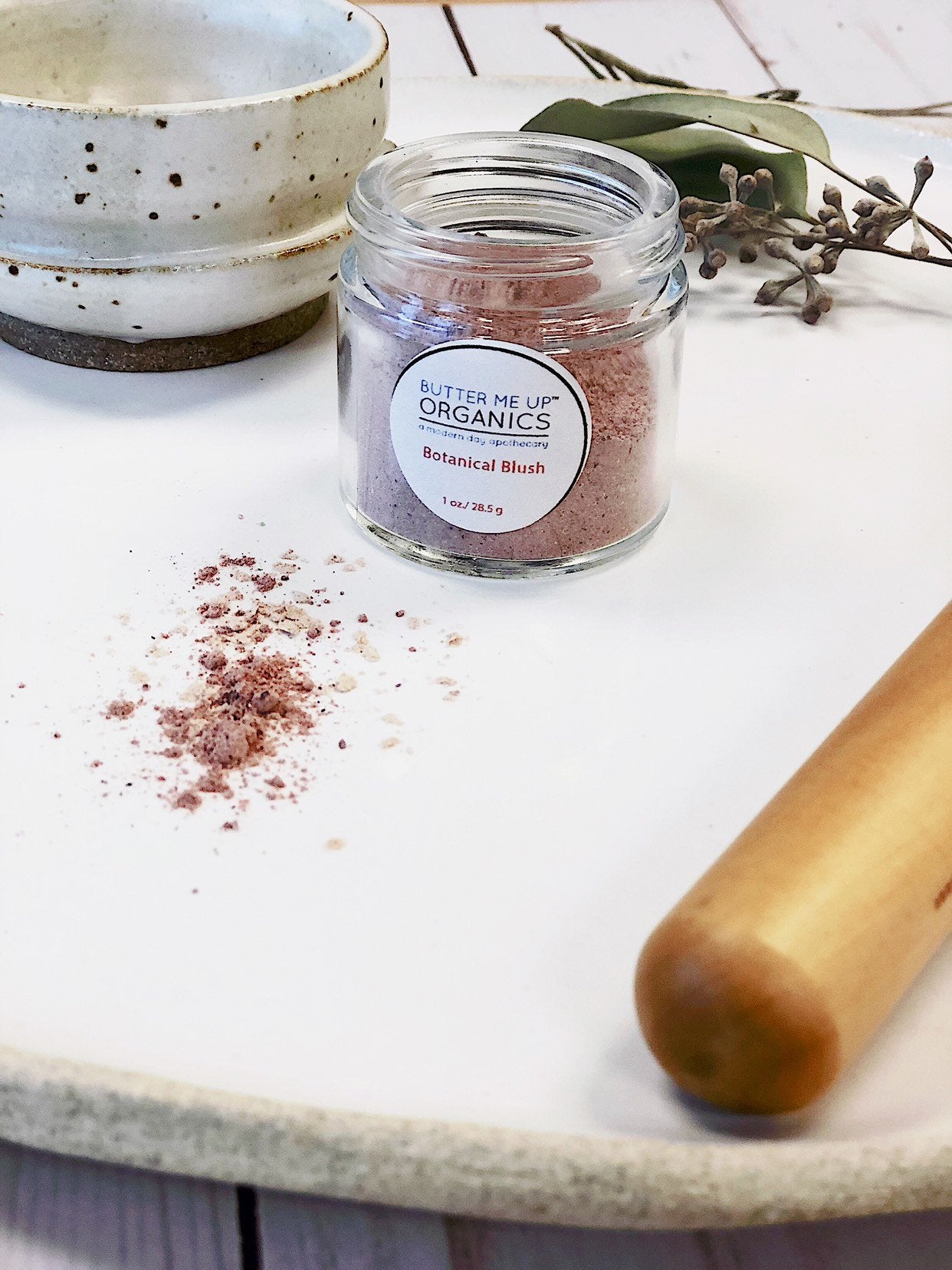 Organic Botanical Blush Natural Pigment Titanium Dioxide Free Chemical Free Butter Me Up Organics Butter Me Up Organics