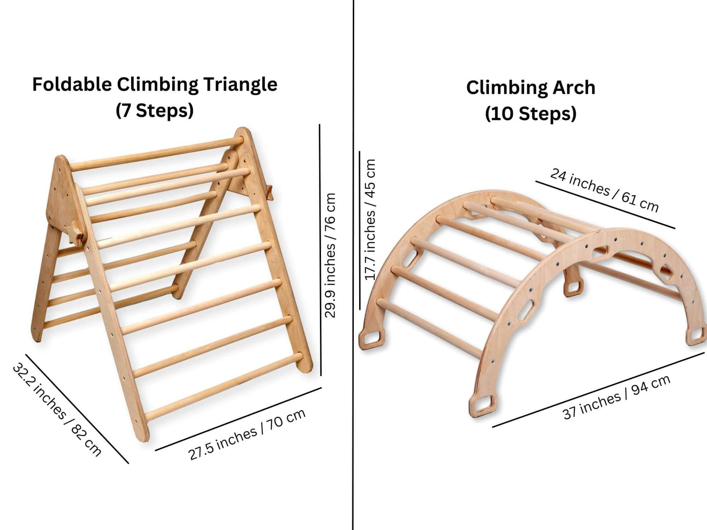 Montessori Climbing Set 5 Pieces Indoor Playset For Kids Kidodido Everetts Place: Online Boutique