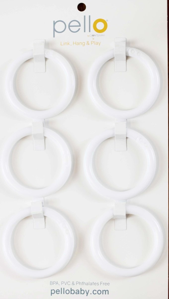 Pello Link Luxury Baby Floor Cushions with Play Rings and Toy Attachments.