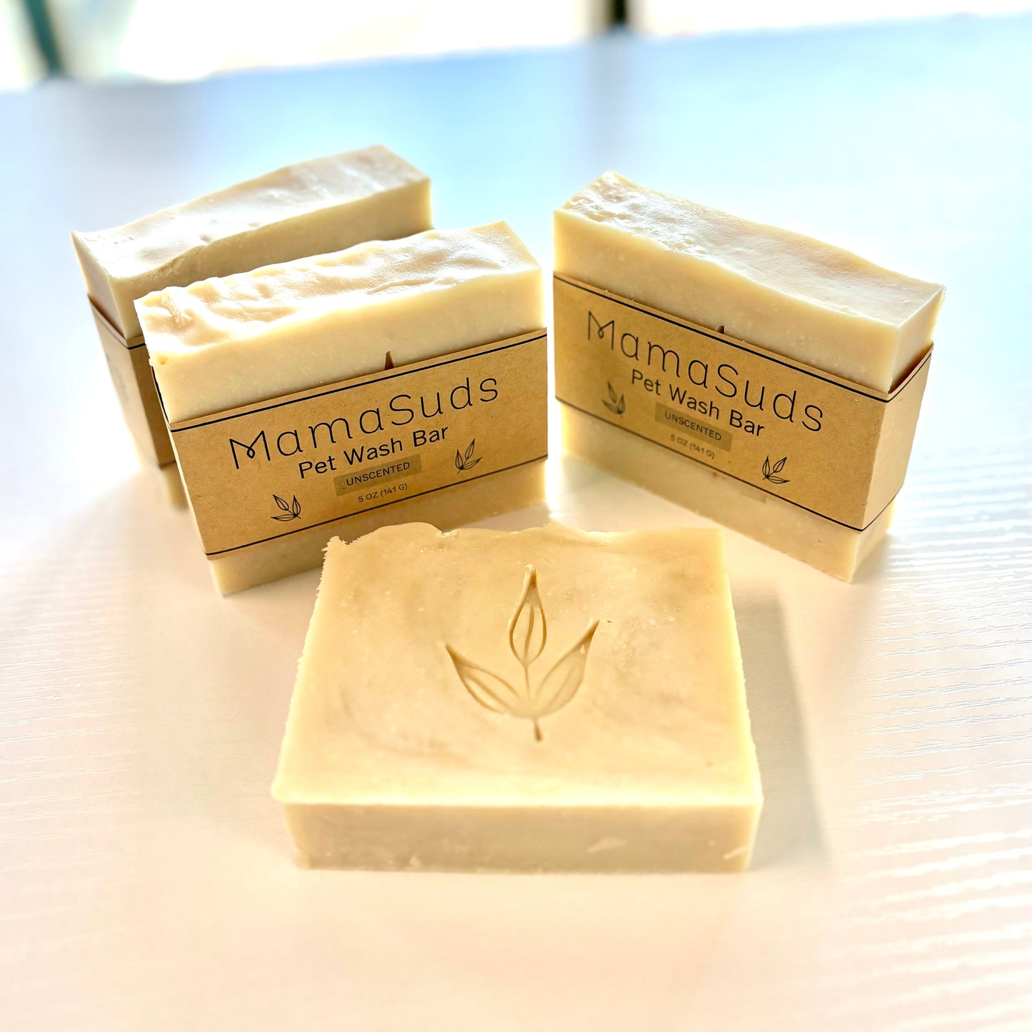 Pet Wash Bar Unscented Natural Soap For Pets MamaSuds