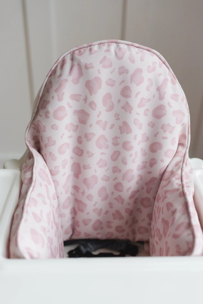 Little Joy Co. Pink Leopard Cushion Cover for IKEA Antilop Highchair - Everetts Place Boutique -