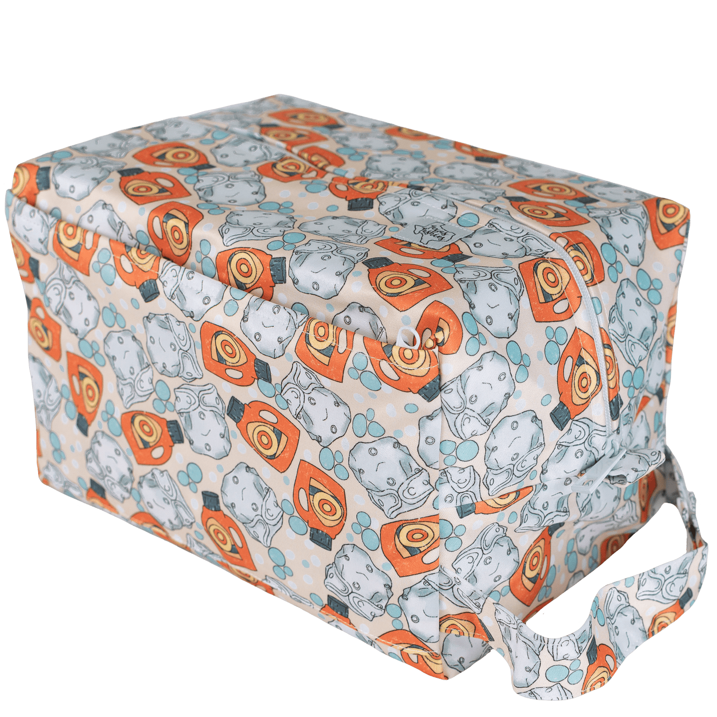Pod Organizer With Side Pocket For Cloth Diapers And Snap Handle Texas Tushies