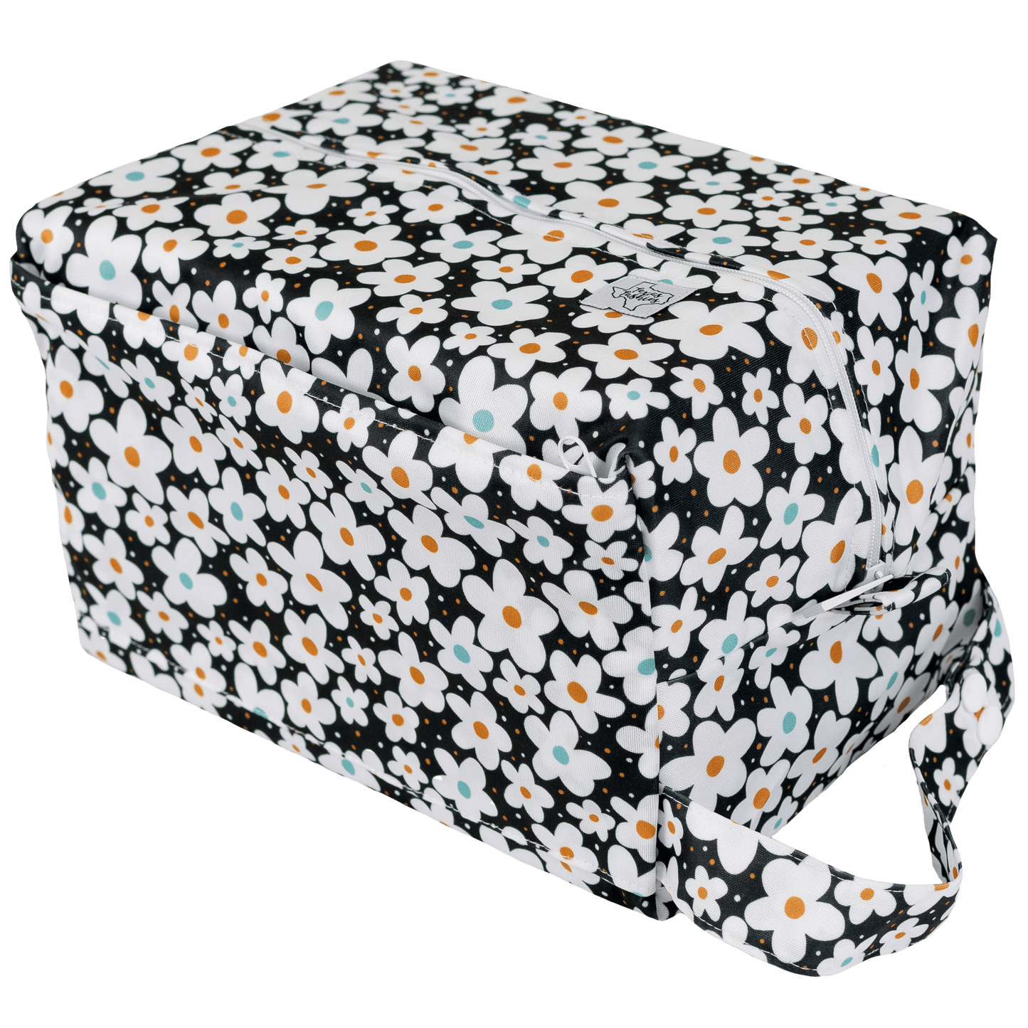 Pod Organizer With Side Pocket For Cloth Diapers And Snap Handle Texas Tushies