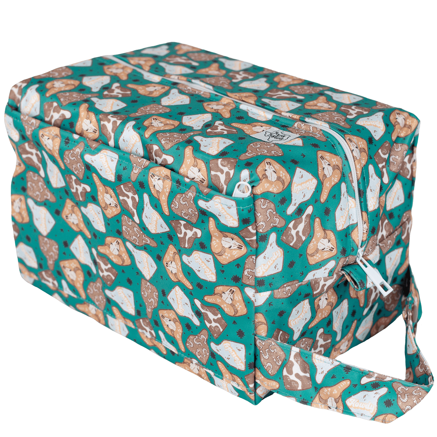 Pod Organizer With Side Pocket For Cloth Diapers And Snap Handle Texas Tushies