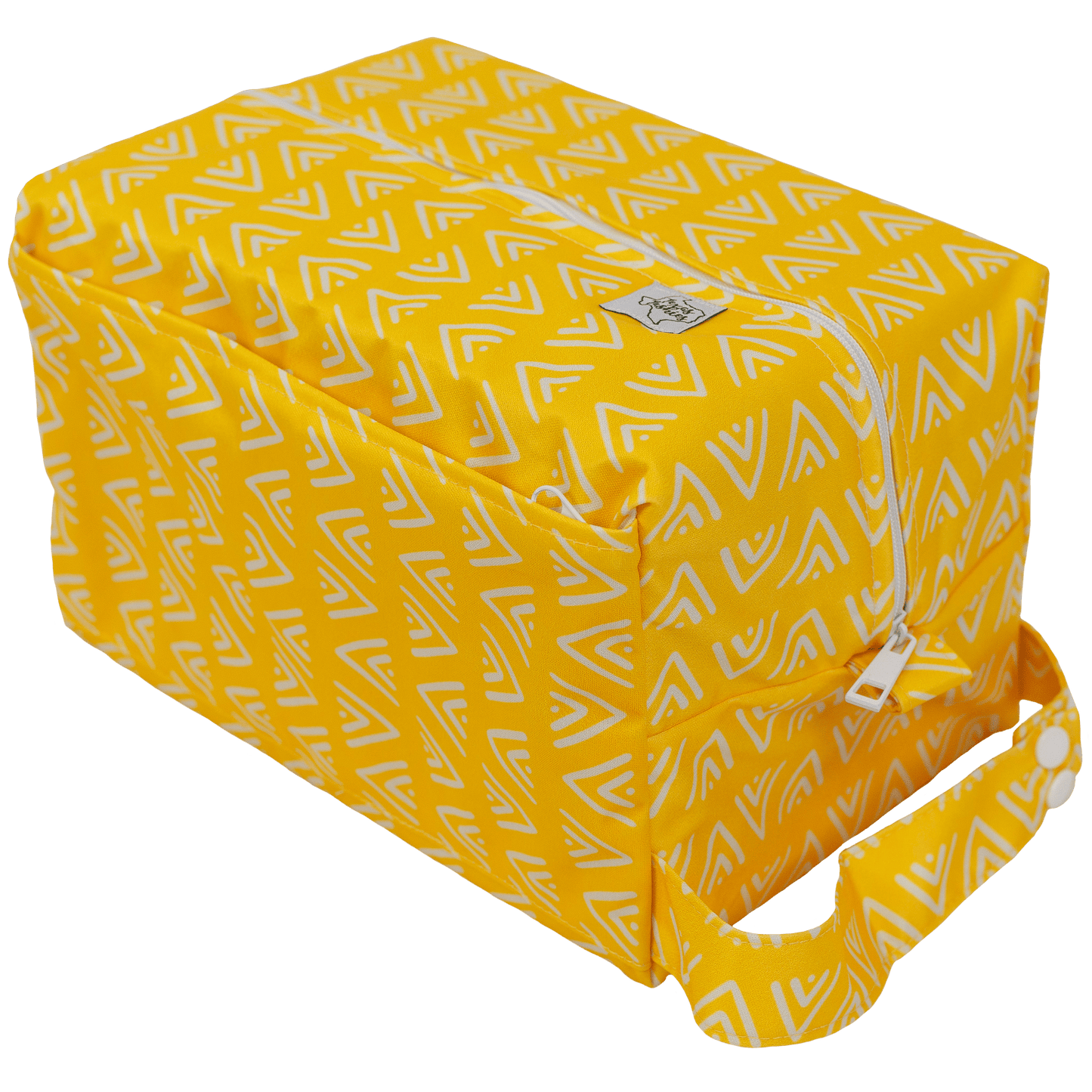 Pod Organizer With Side Pocket For Cloth Diapers And Snap Handle Texas Tushies