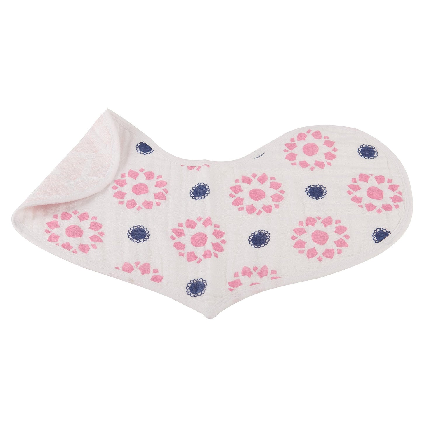 Pop Of Pink Cotton Heart Bibs 2 Pack For Feeding And Teething Newcastle Classics